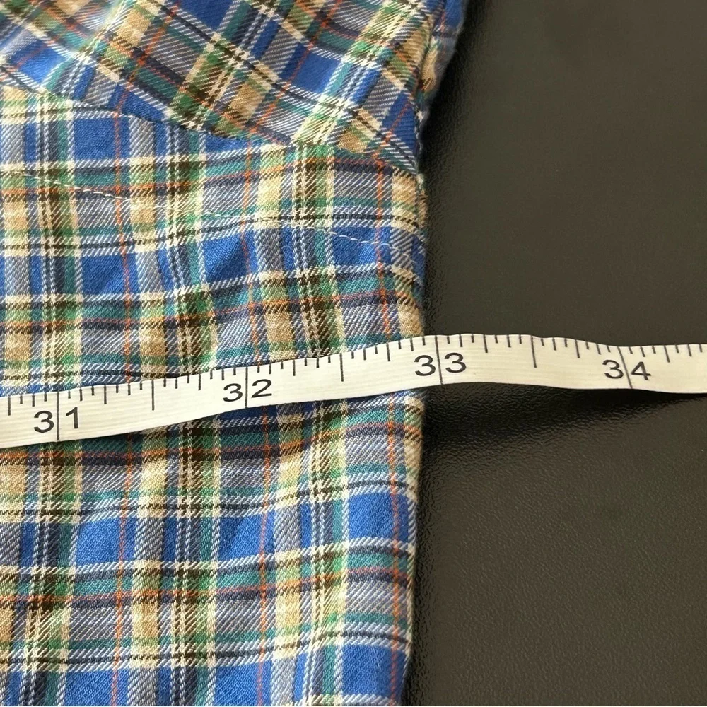POLO Ralph Lauren Men's Button Down Shirt Plaid Blue Green Size 4XB